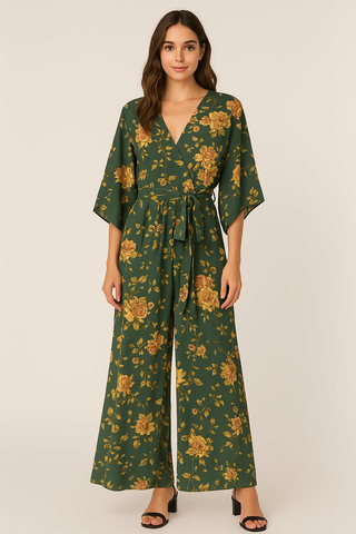 Classic Floral Jumpsuit