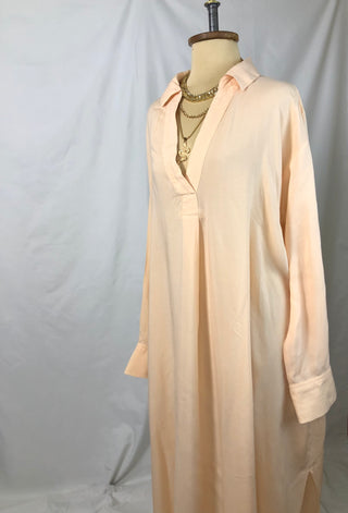 Peachy Collared Dress