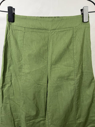 Elephant-Leg Slit Pants
