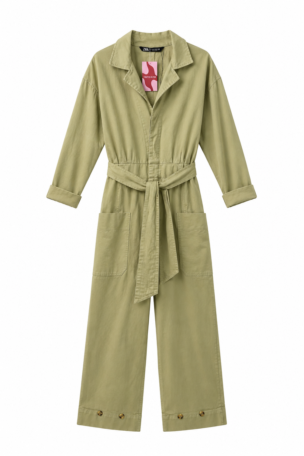 Utility Belted Jumpsuit