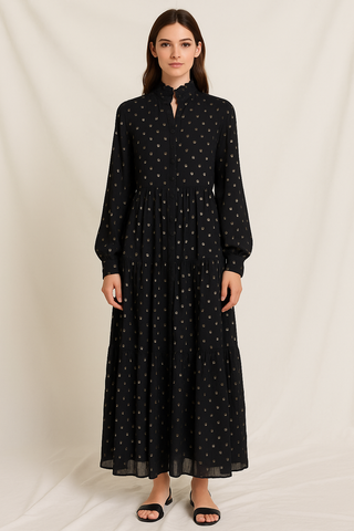 Midnight Charm Maxi Dress