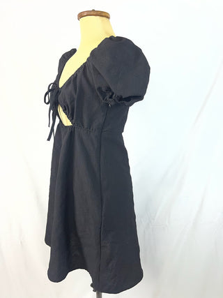 Puffy Shoulder Dress