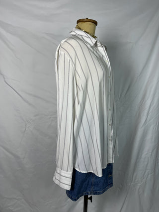Pinstripe Button-Up