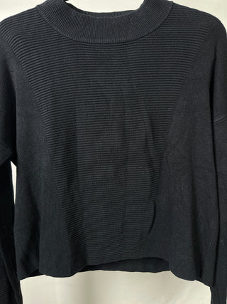 Black Textured Sweater