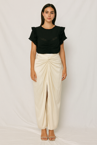 Silky Ball-Gown Skirt