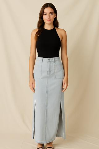 Maxi Slit Skirt