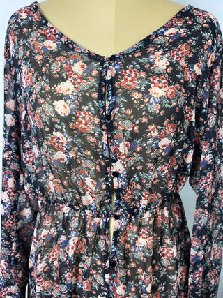 Flower Chiffon Dress