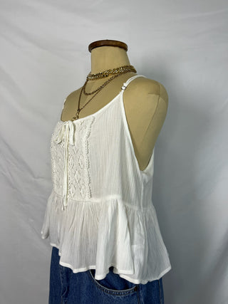 Peplum Cami Top