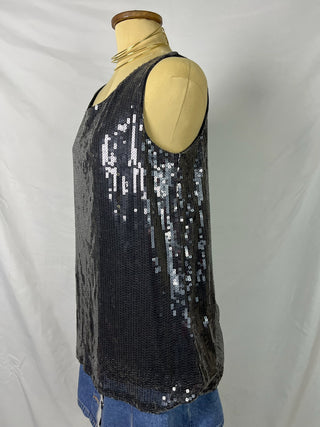 Festive Sequin Tank Top