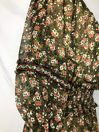 Two-line Embroidery Dress