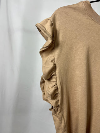 Ruffley Sleeve Tee