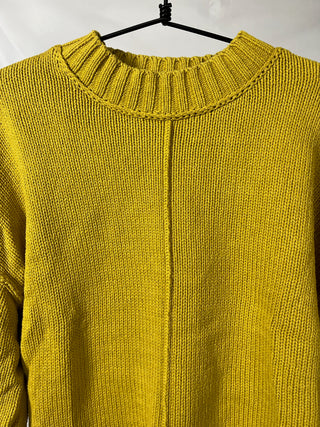 Mustard Lined Crewneck