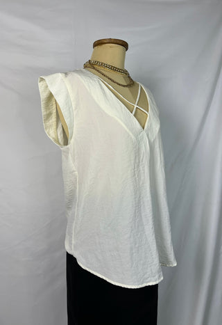 Crisscross Top Blouse