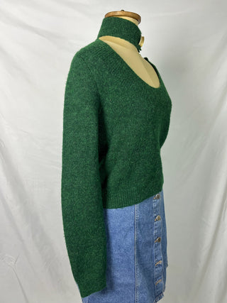 Forest Green Cozy Knit