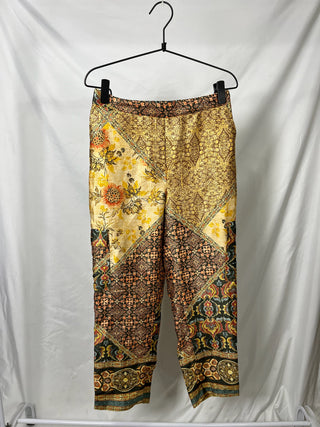 Boho Patchwork Print Pants