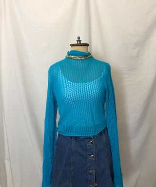 Knitted See Through Top