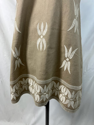 Embroidered Shift Dress