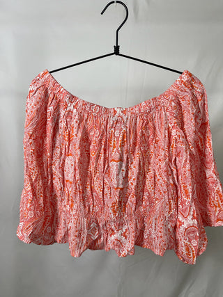 Hippie Floral Croptop Blouse