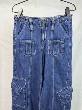 Y2K Cargo Denim Pants