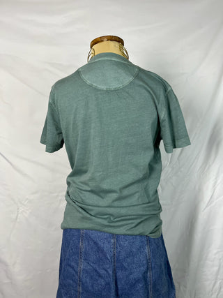 Sage Button-Up Tee