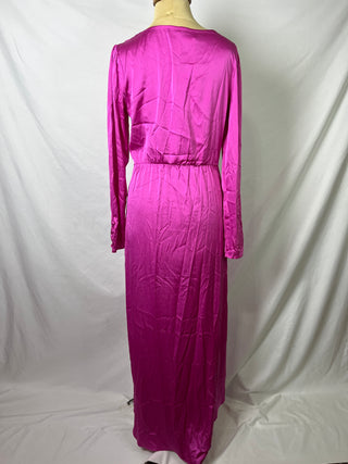 Hot Pink Body-Flow Dress