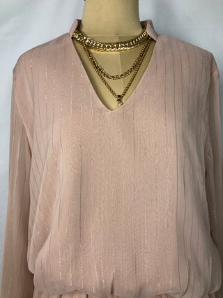 Shimmery Stripped Dress