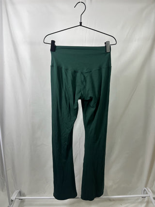 Emerald Scrunch Flare Leggings