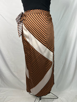 Geo Wrap Skirt