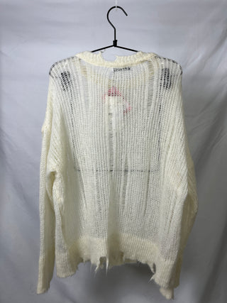 Fluffy Cutting Sweater