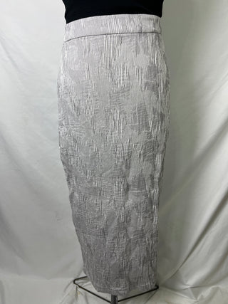 Textured Straight Skirt