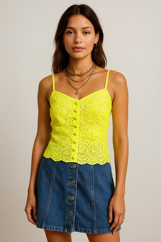 Fake Buttoned Blouse