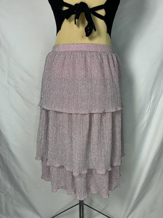 Shimmery Layered Skirt