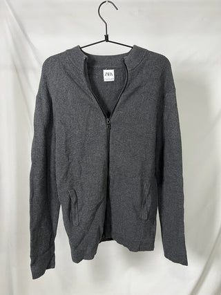 Textured Zip-Up Jacket