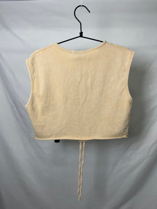 Peachy Croptop Vest