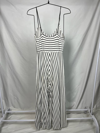 Striped Culotte jumpsuit