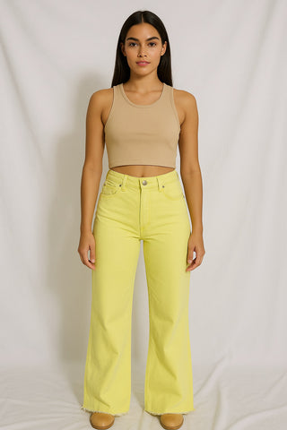 Lime Denim Jeans