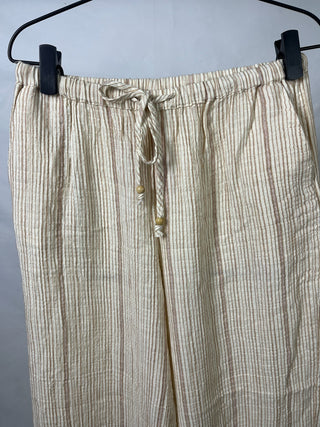 Pyjama Like Striped Pants