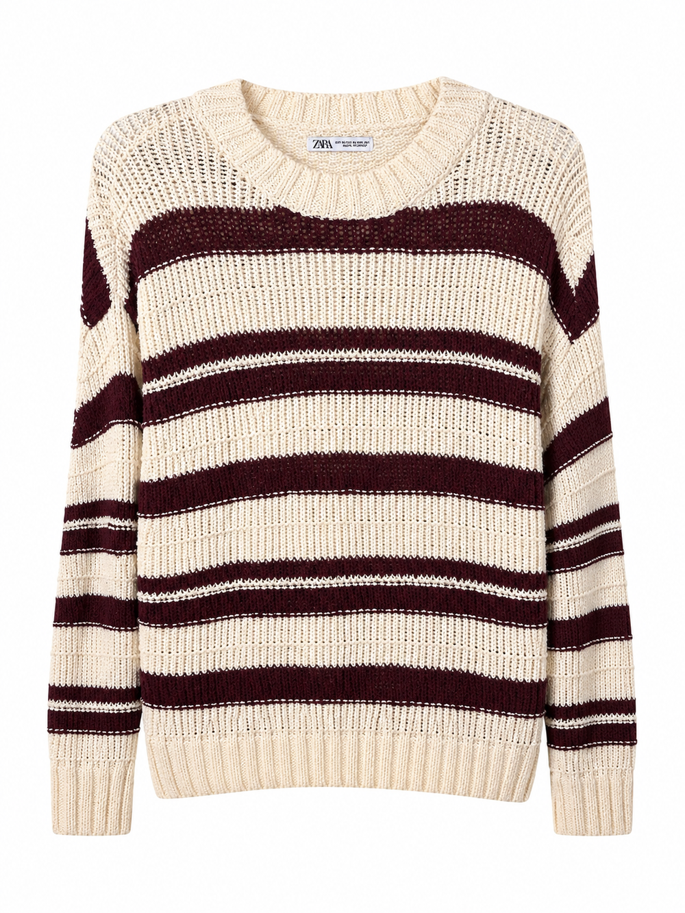 Horizontal Stripe Knit Sweater