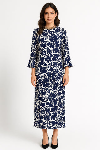 Navy Bloom Dress