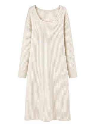 Round Knit Dress
