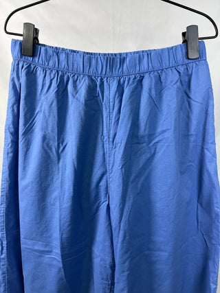 Broderie Hem Wide-Leg Trousers