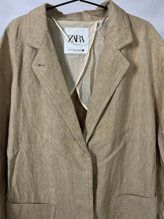 Linen Longline Blazer