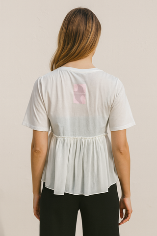 Sheer Panel Tee