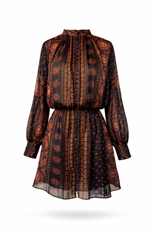 Vintage Boho Mini Dress