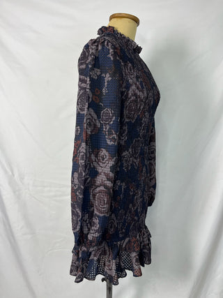 Floral Smocked Mini Dress