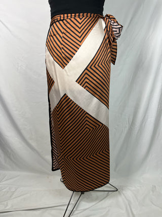 Geo Wrap Skirt