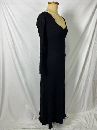 Open Neckline Maxi Dress