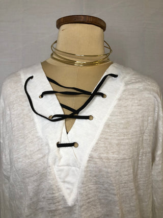 See-Through Sweater Shirt