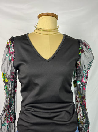 Romantic Floral Blouse