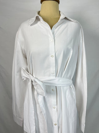 Maxi Belted Shirt Dress